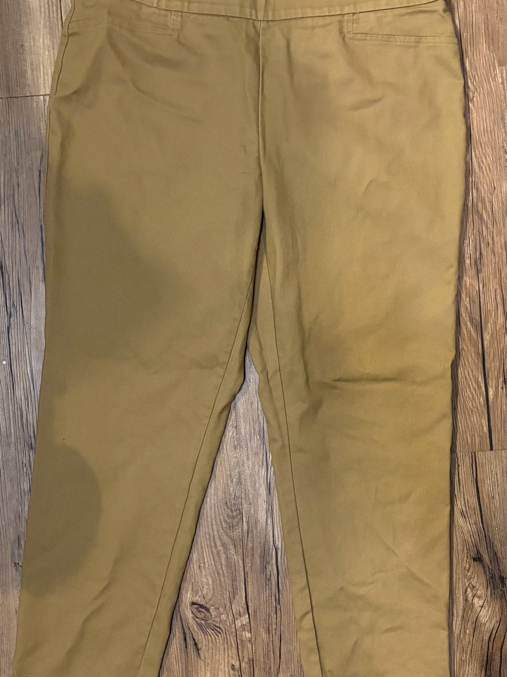 St. John's Bay Straight Leg Pants in Tan
